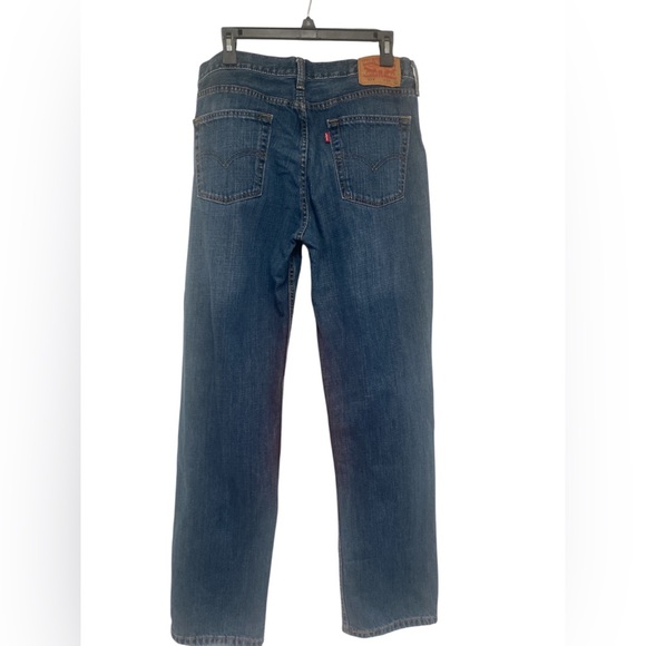 Levi's 514 Men's Straight Blue Jeans GUC 34x32 - Picture 2 of 7